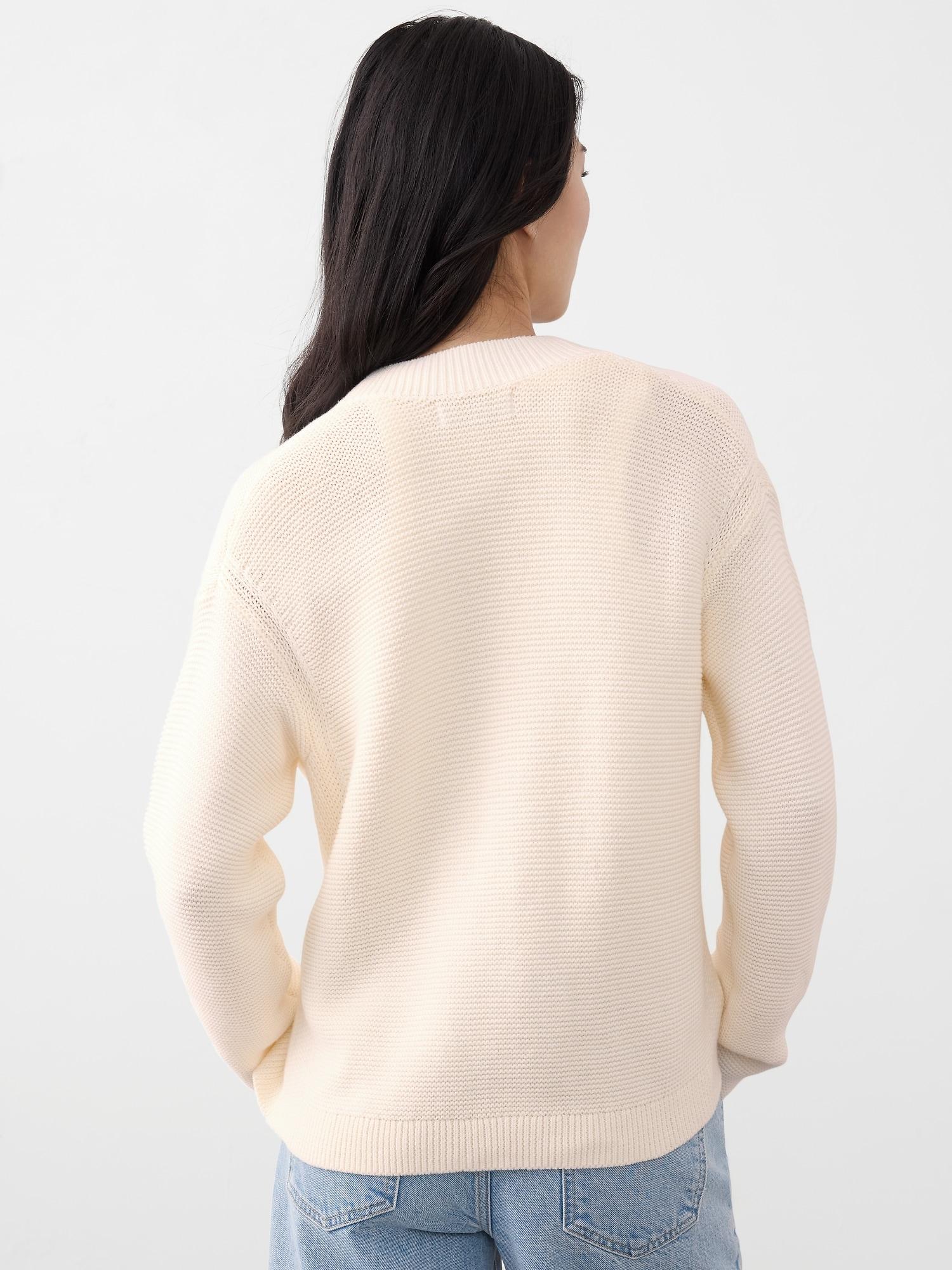 Textured Open-Front Cardigan Sweater Product Image
