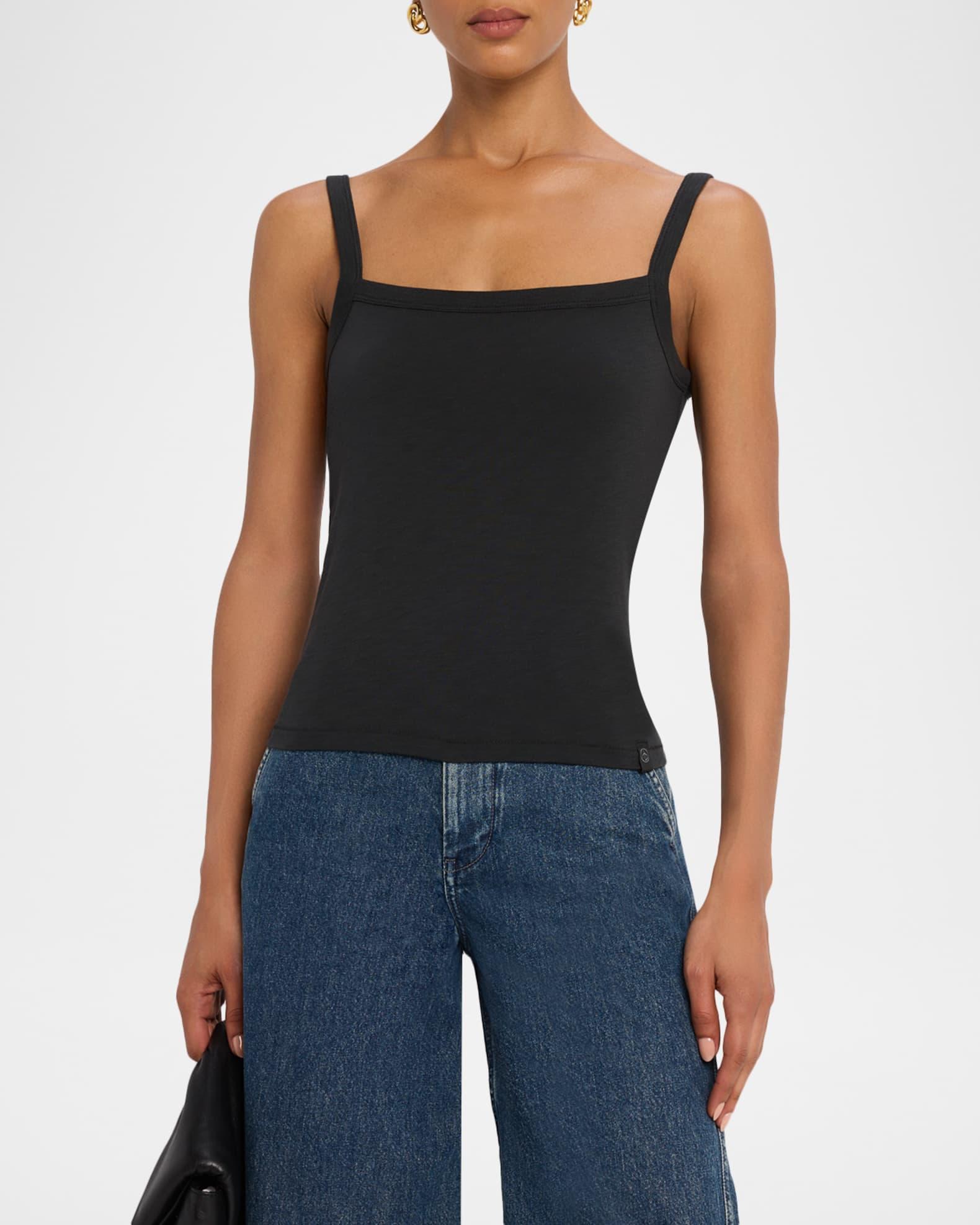 The Slub Square-Neck Tank Top  Product Image