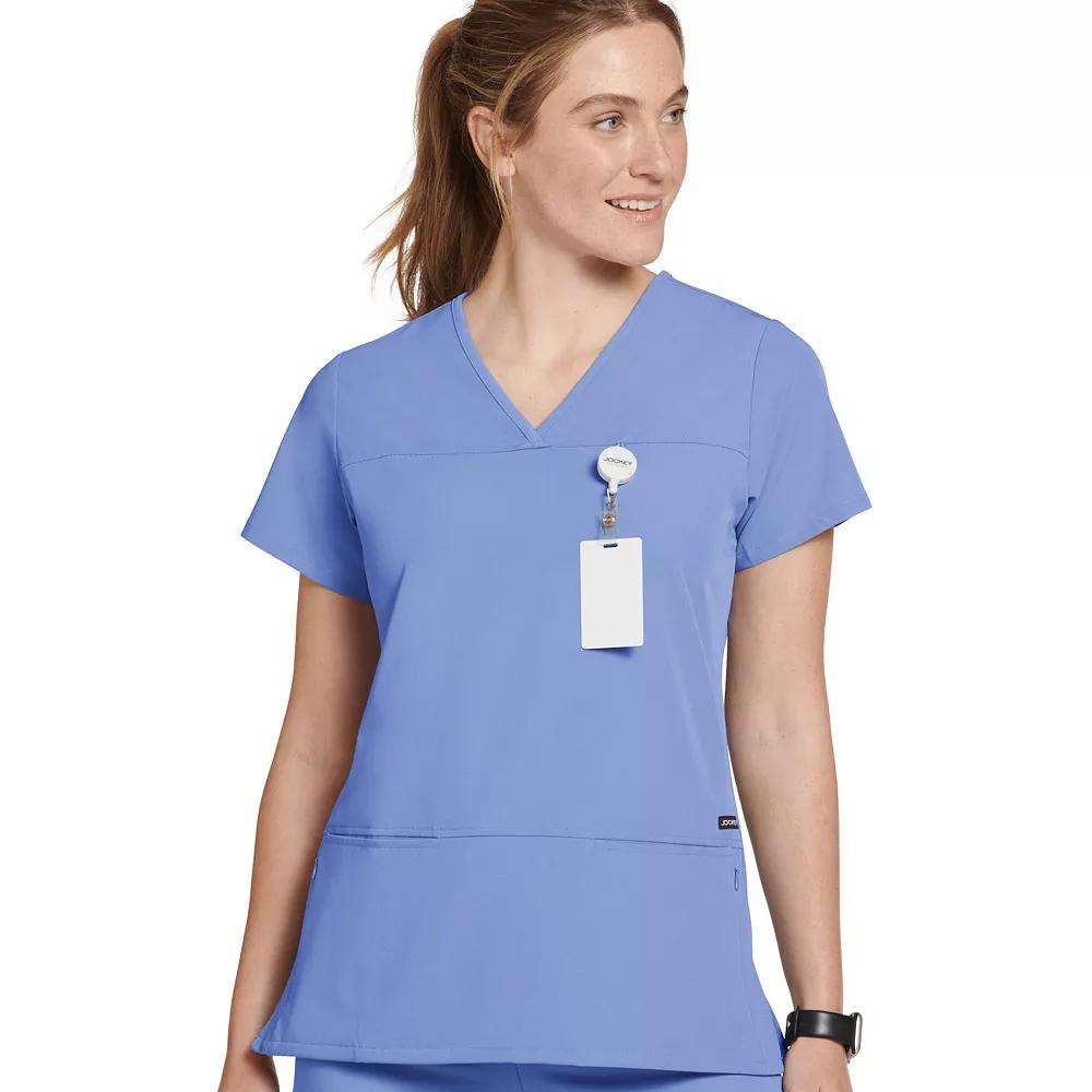 Women's Jockey® Scrubs True Fit Crossover V-Neck Top 2299,  Product Image
