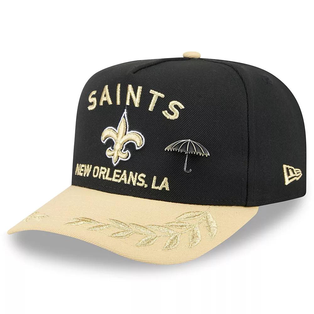 Mens New Era /Gold New Orleans Saints 2025 NFL Draft On Stage A-Frame 59FIFTY Fitted Hat Product Image