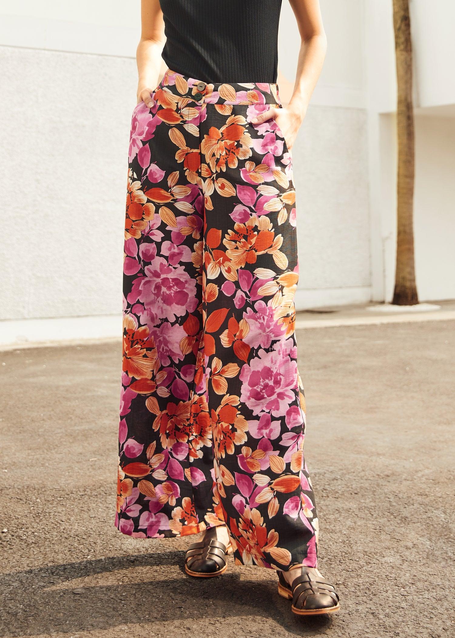 The Sunset Bloom Trousers Product Image
