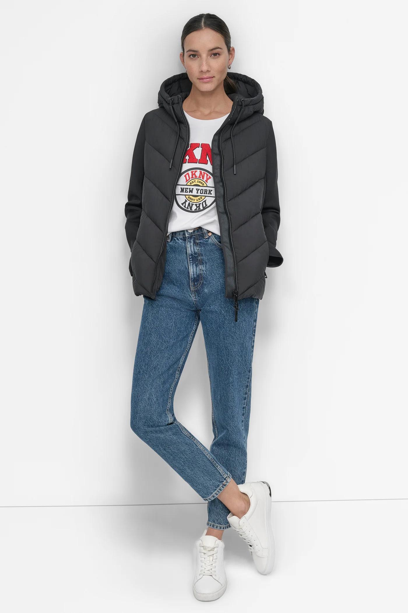 MIXED MEDIA LIGHT WEIGHT PUFFER Product Image