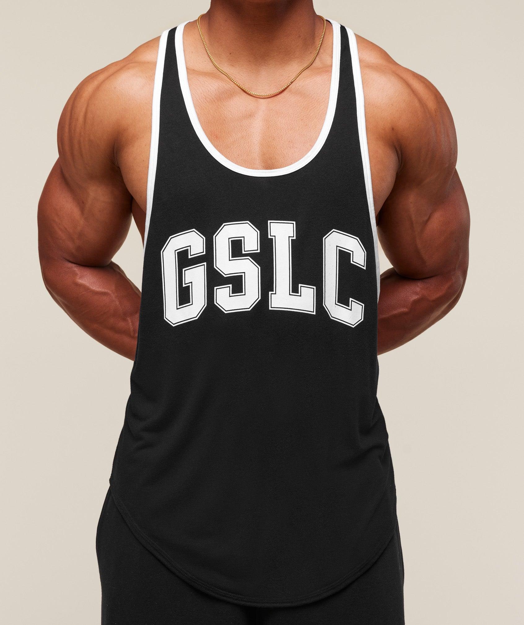 Gymshark GSLC Ringer Stringer - Black Male Product Image