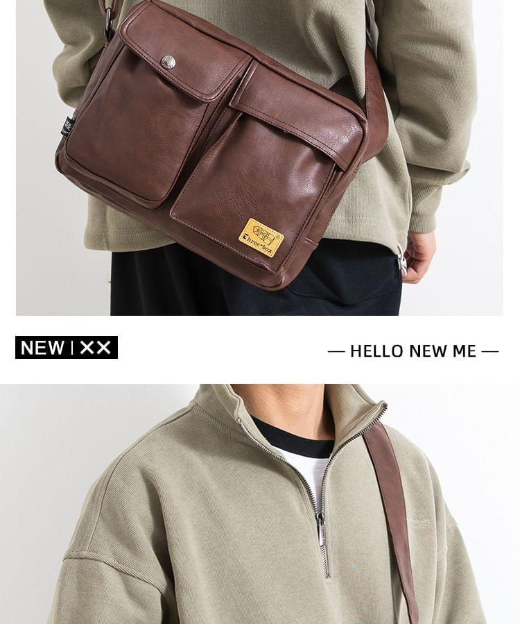 Faux-Leather Crossbody Bag Product Image