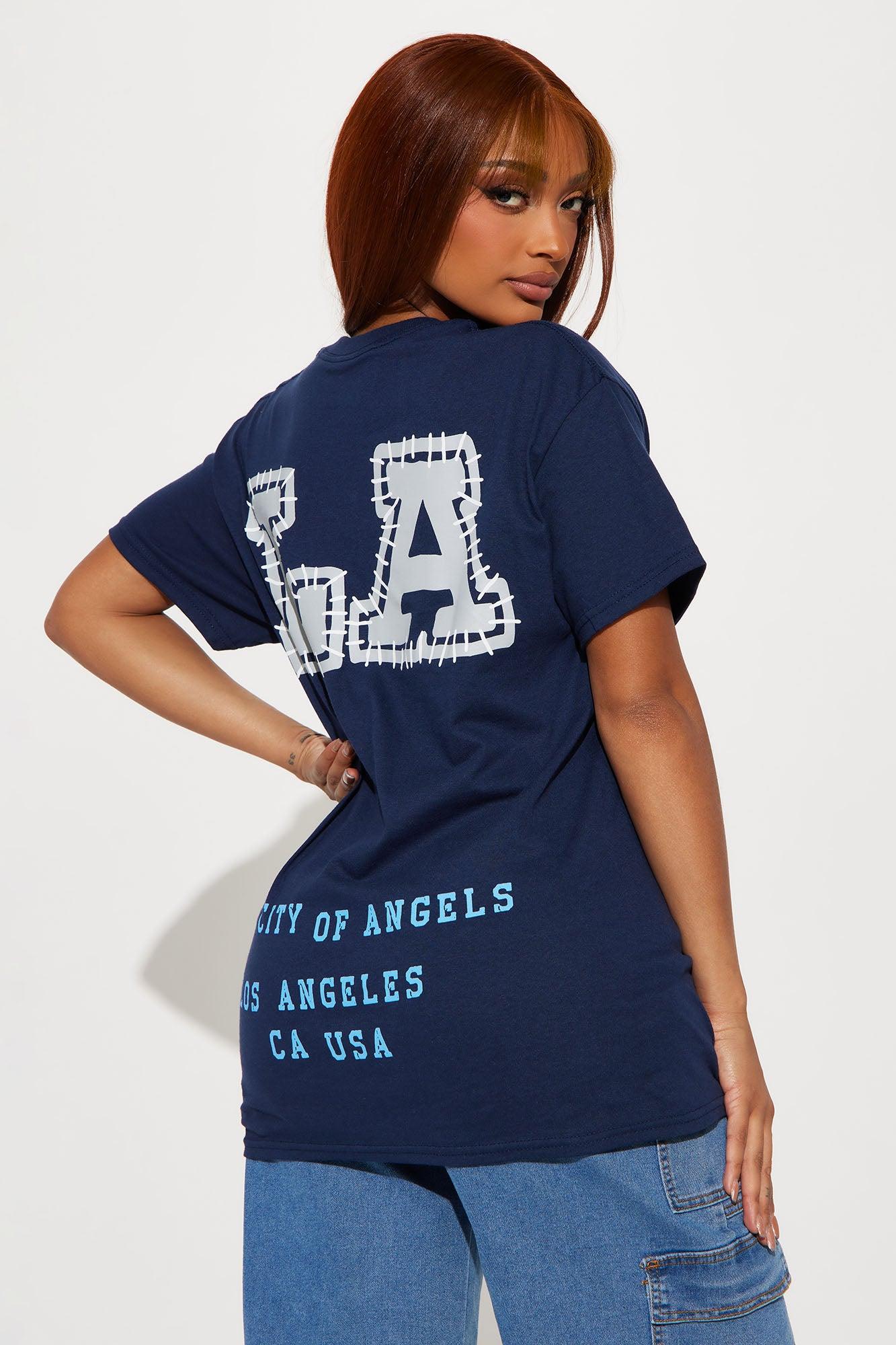 LA Stitched On Me Tee - Navy Product Image