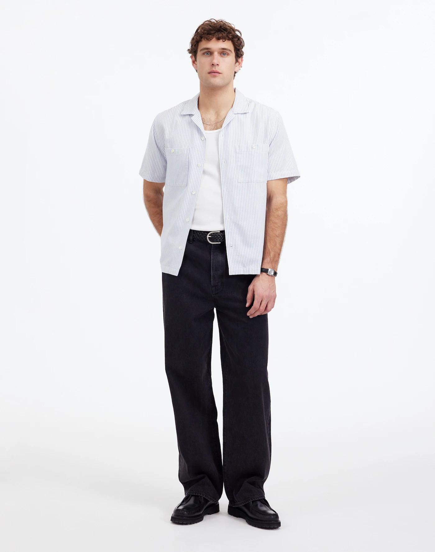 Camp Collar Short-Sleeve Shirt in Everyday Twill Product Image