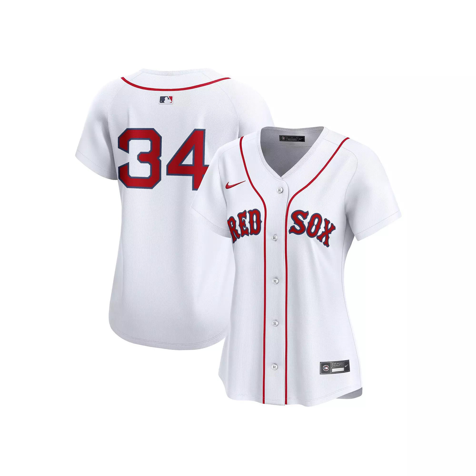 Women's Nike David Ortiz White Boston Red Sox Home Retired Limited Jersey, Size: 2XL Product Image