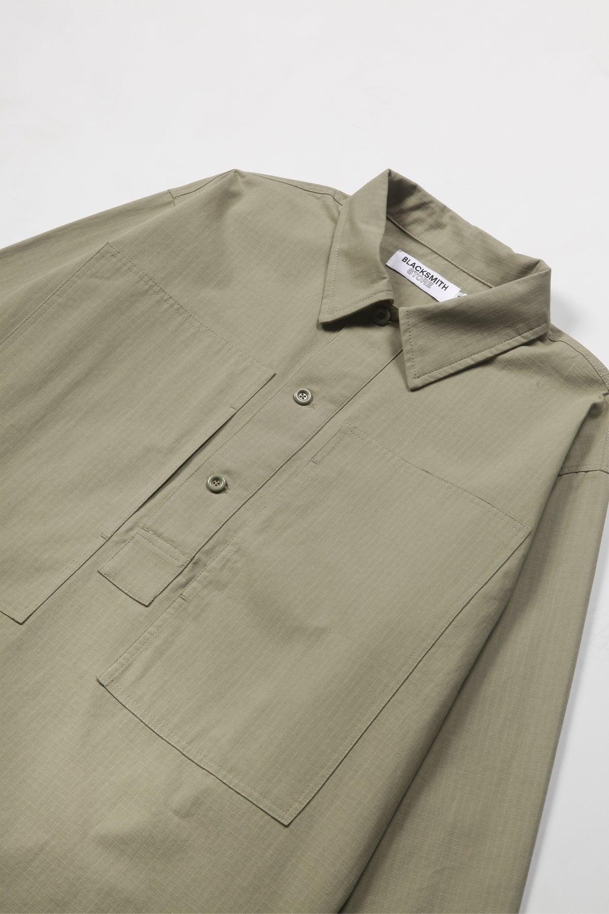 Blacksmith - Ripstop Military Popover - Black Product Image