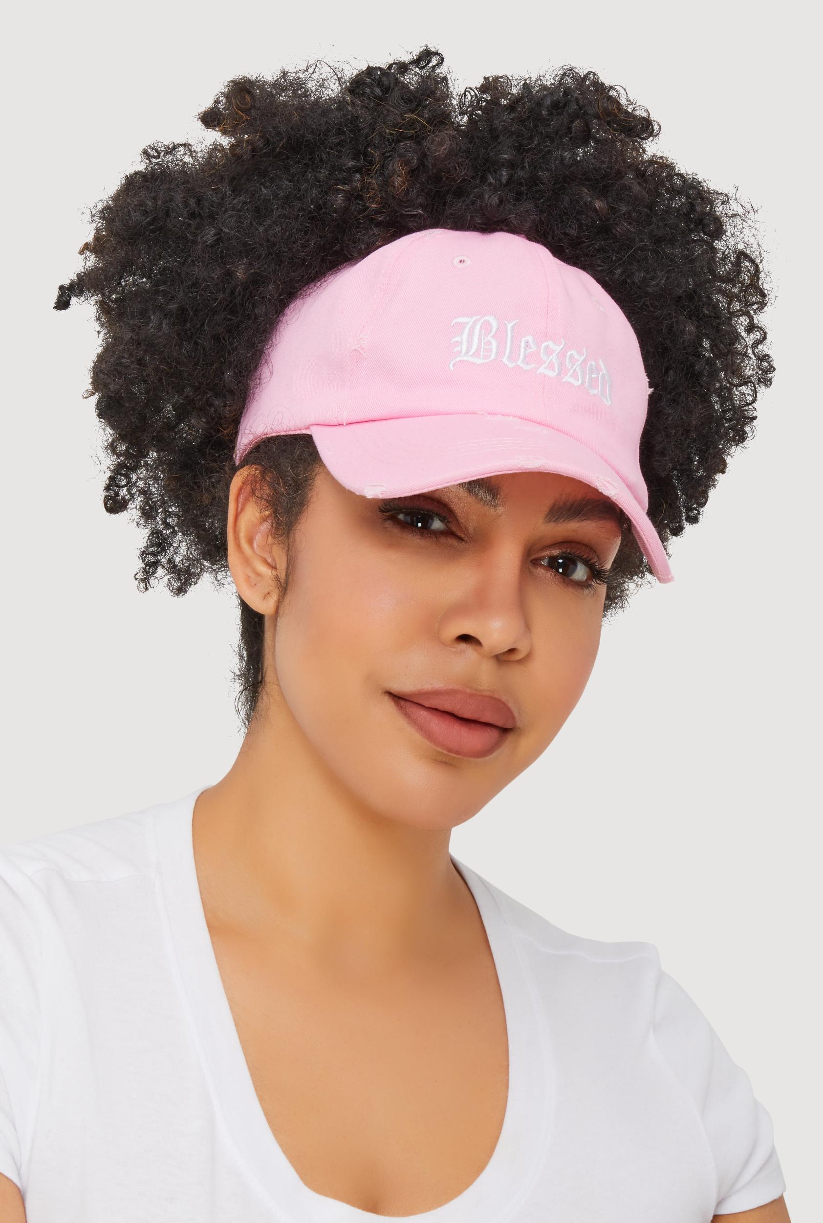Blessed Backless Baseball Cap Female Product Image