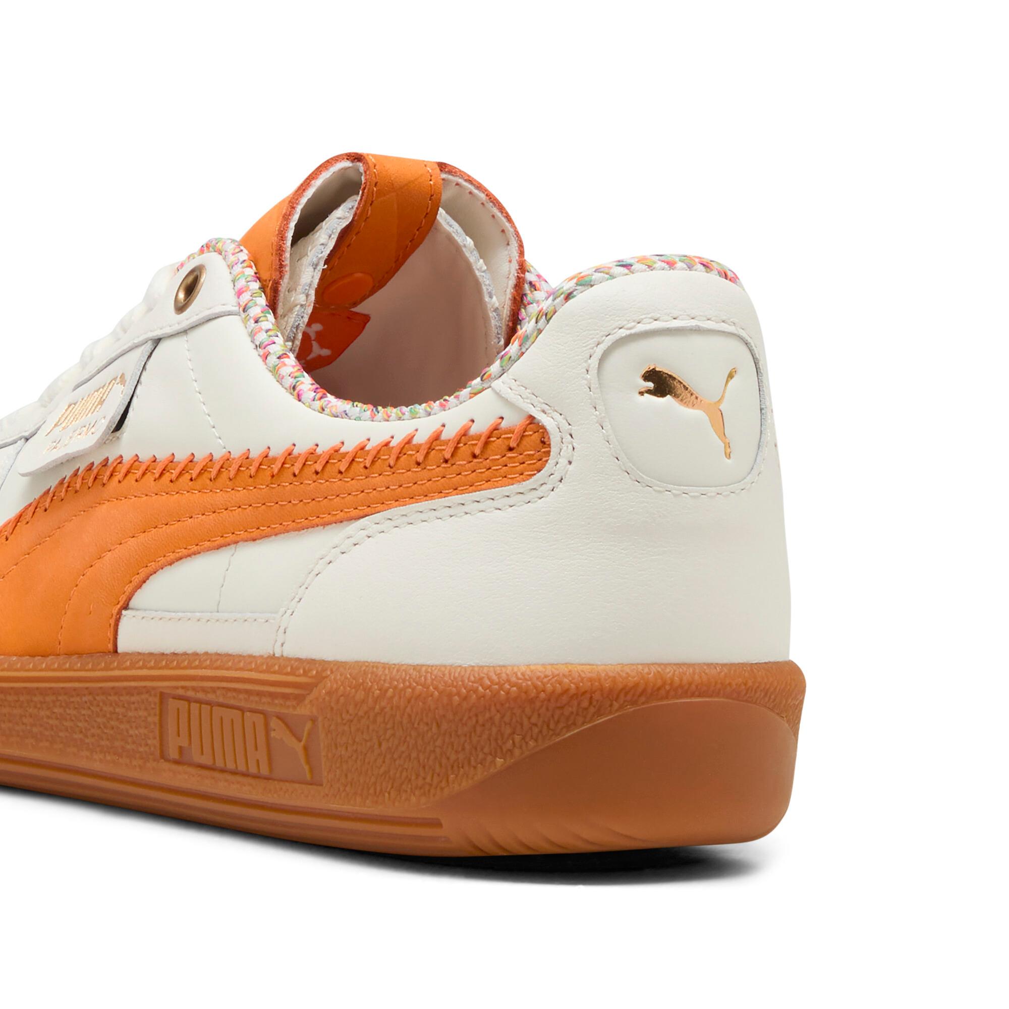 PUMA x SQUID GAME Palermo Men's Sneakers in Warm White/Pumpkin Pie Product Image