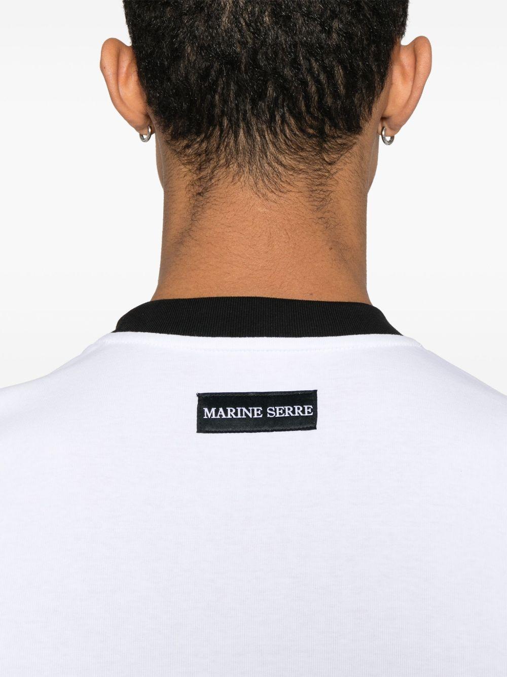 Crescent Moon-embroidered T-shirt Product Image