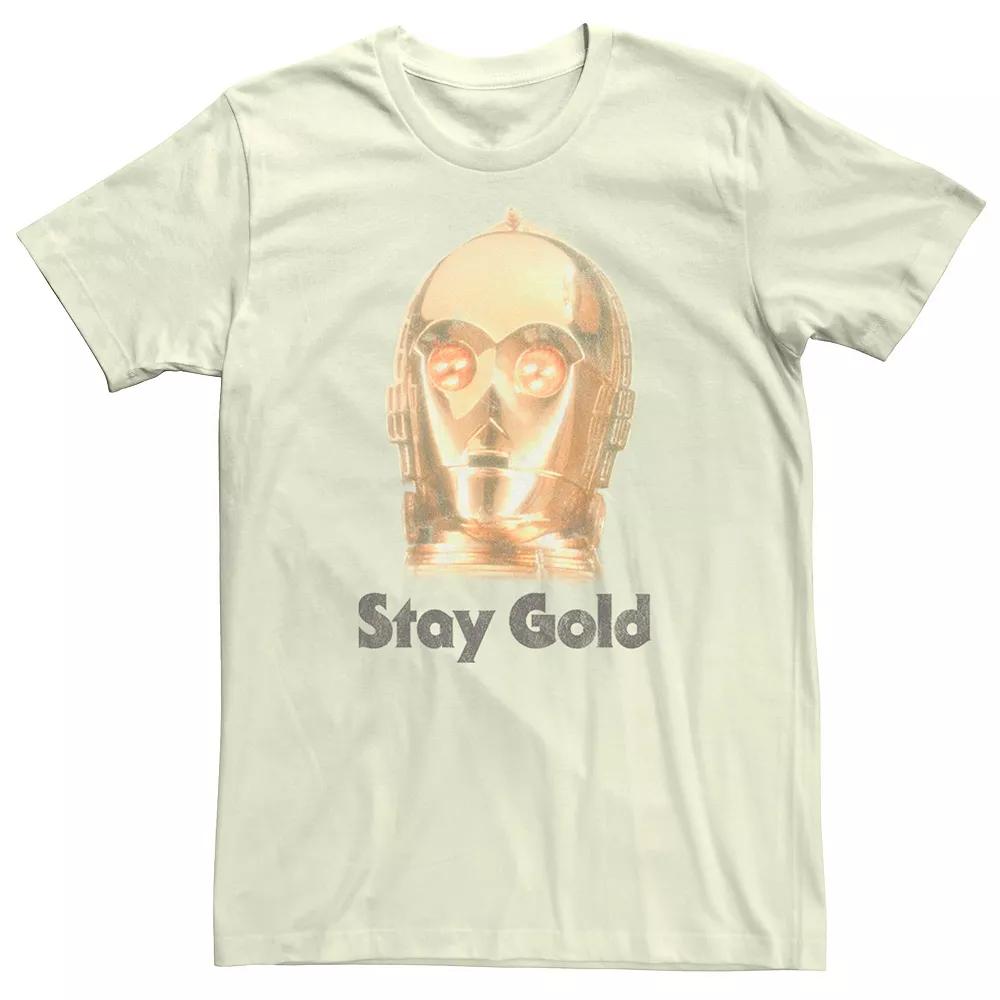 Men's Star Wars The Rise of Skywalker C-3PO Stay Gold Graphic Tee,  Product Image