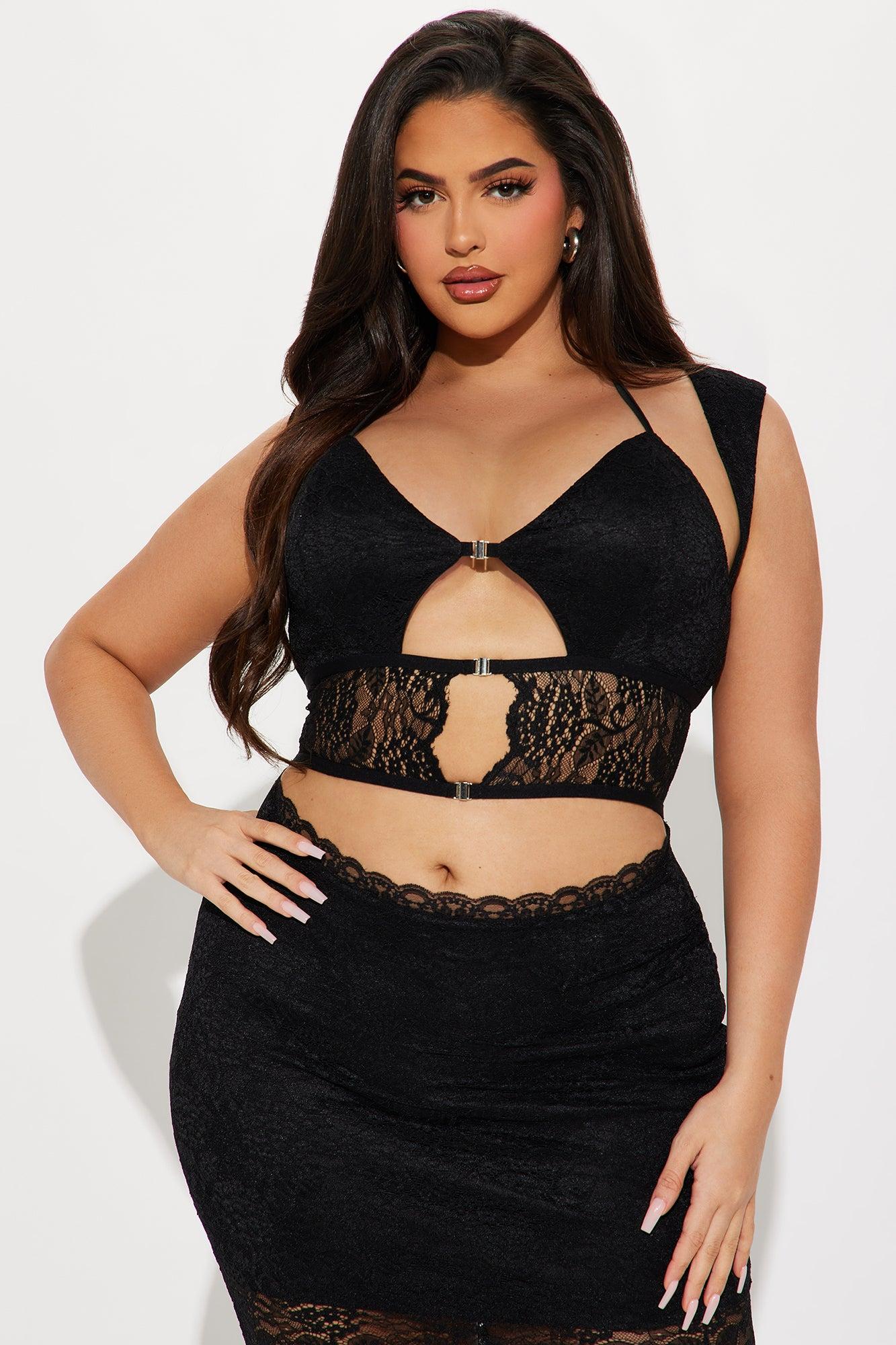 Missy Lace Maxi Dress - Black Product Image