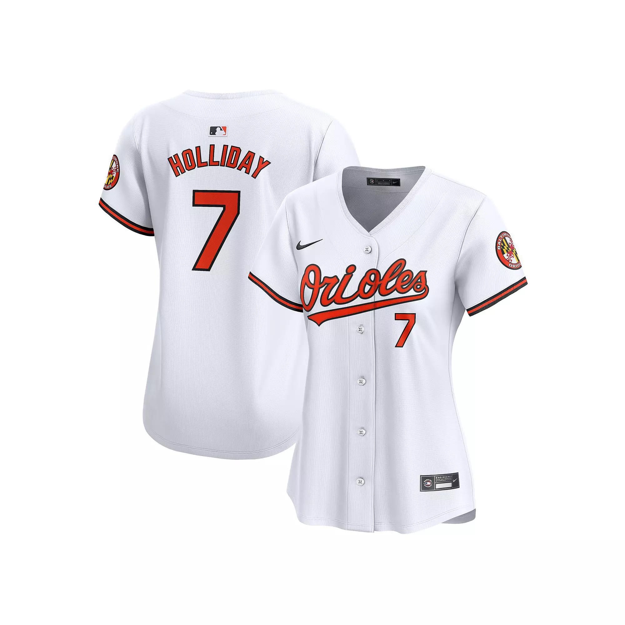 Women's Nike Jackson Holliday White Baltimore Orioles Home Limited Player Jersey, Size: XL Product Image
