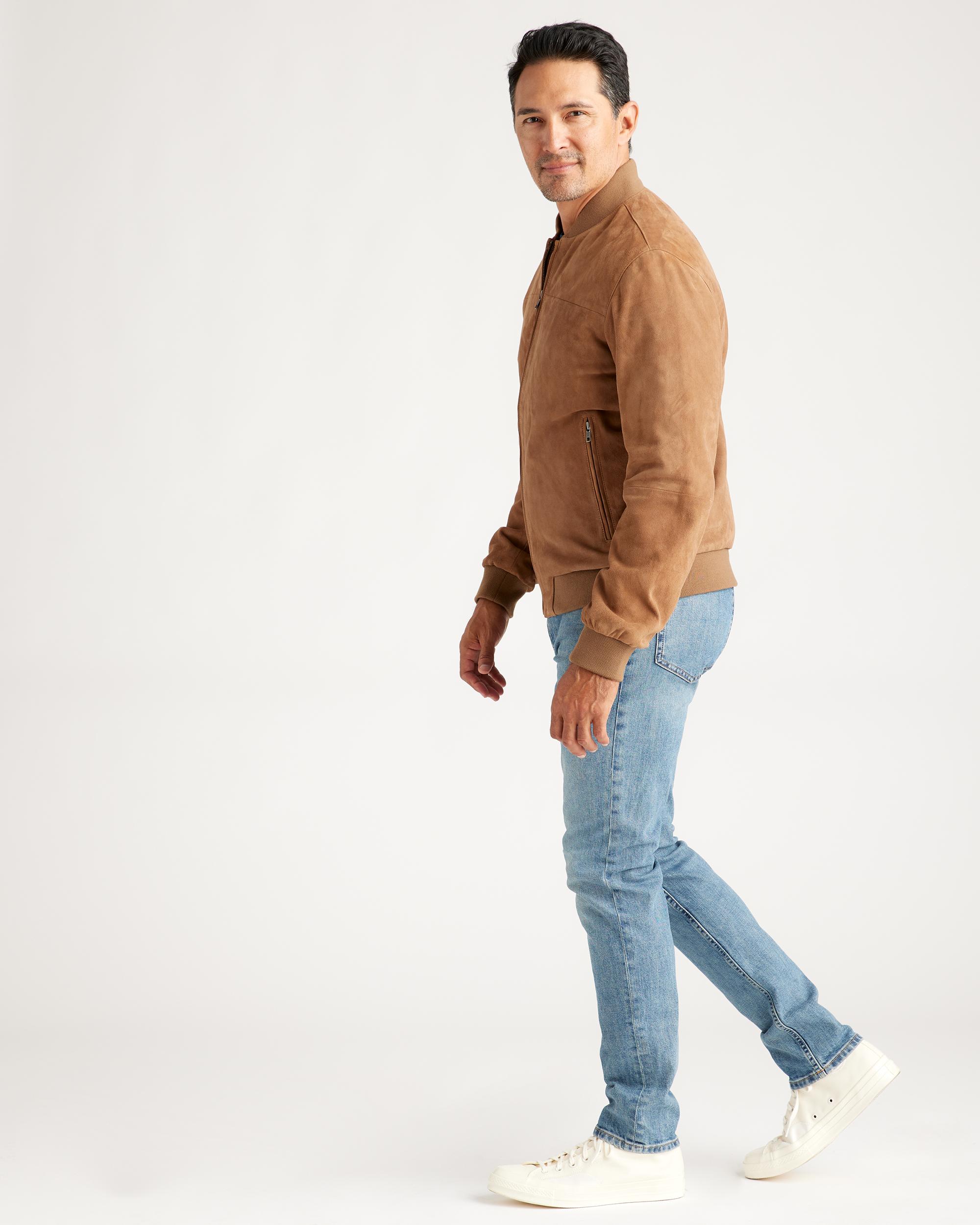 Quince | Men's 100% Suede Bomber Jacket Suede Leather Product Image