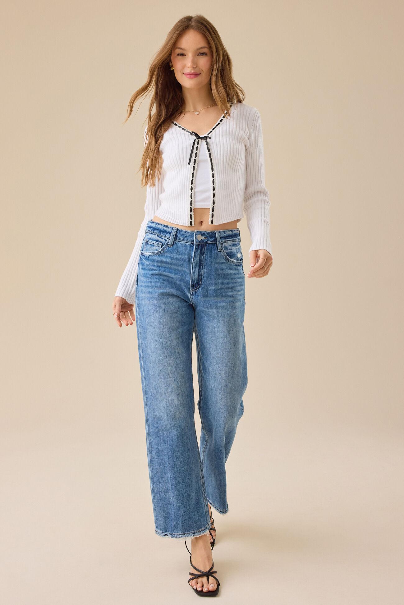 Layla Ribbon Trim Shrug Product Image