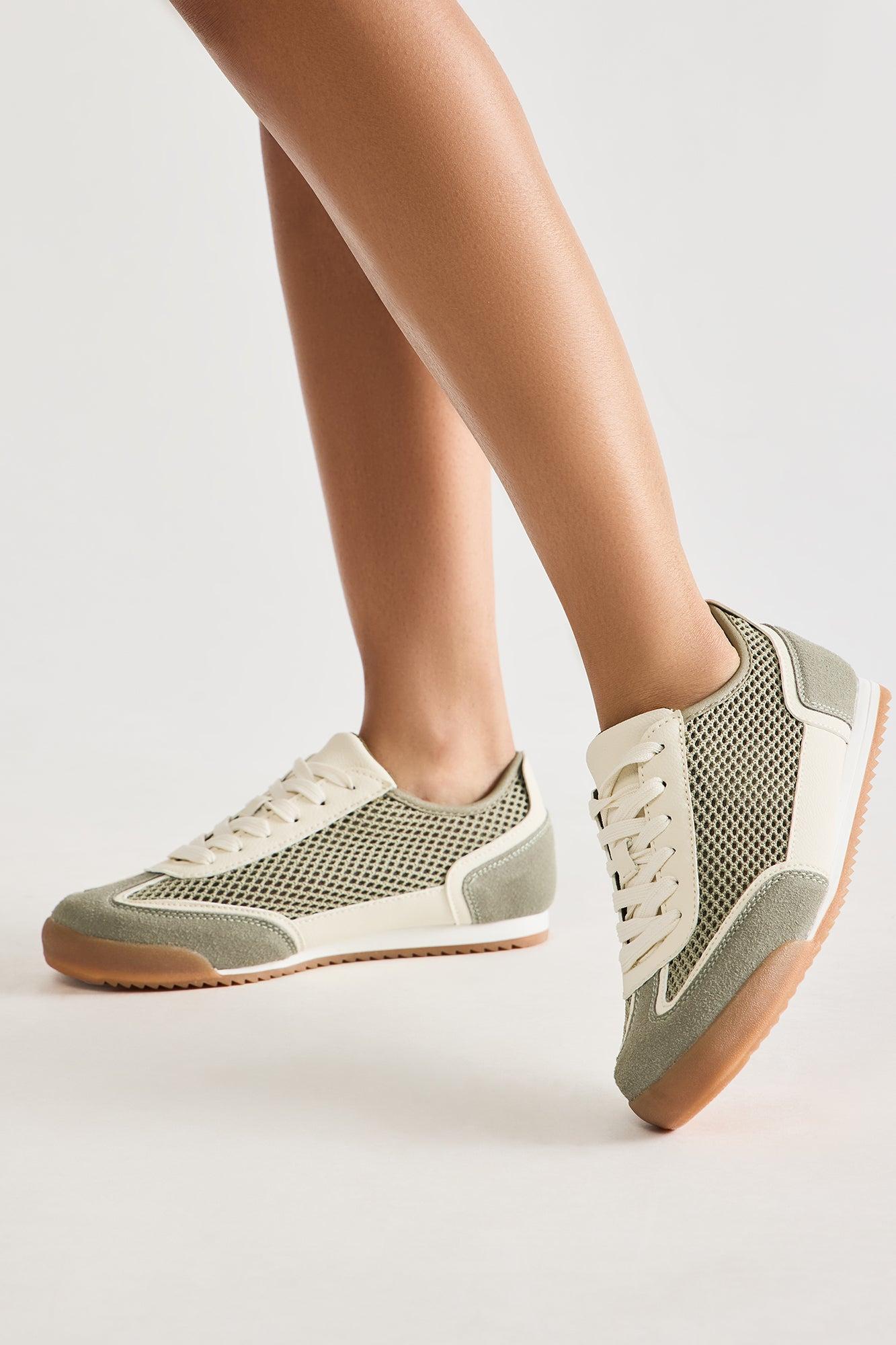 Tyson Knit Sneakers - Green Product Image