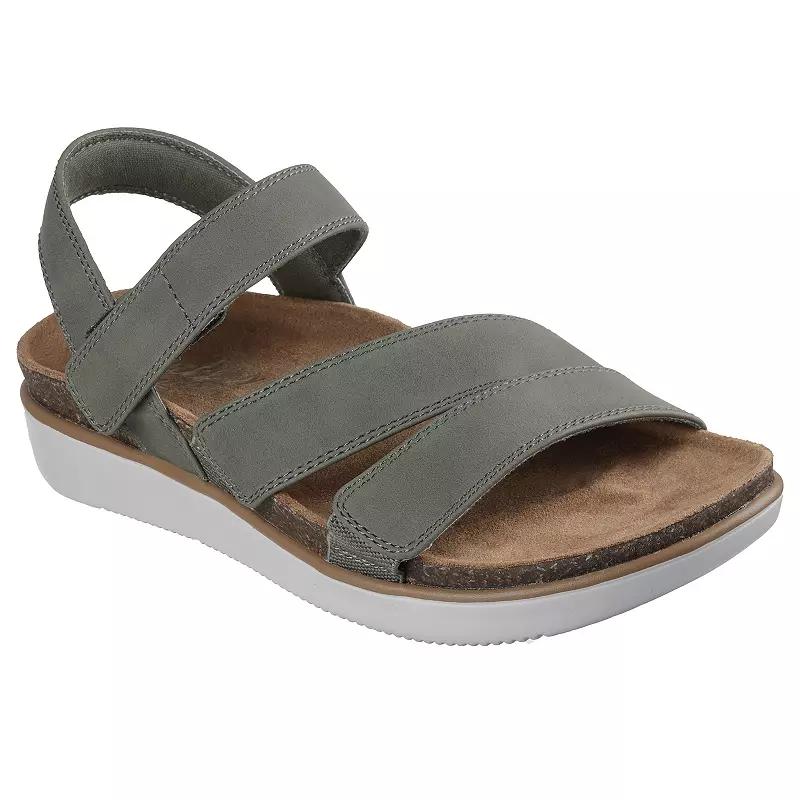 Skechers Lifted Comfort Women's Sandals, Size: 7, Green Product Image