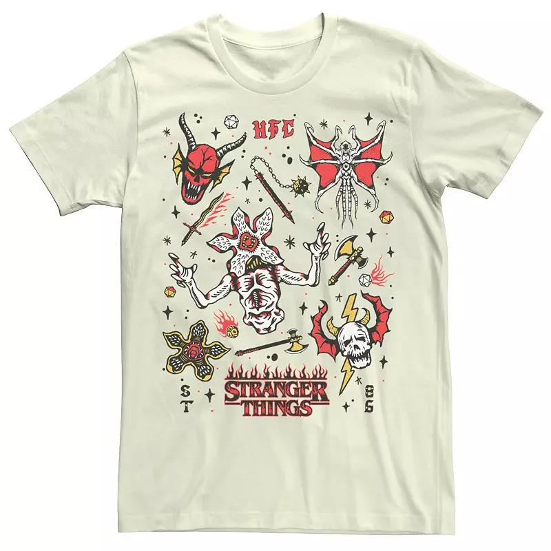 Men's Netflix Stranger things Stranger Flash Sheet Monsters Tee,  Product Image