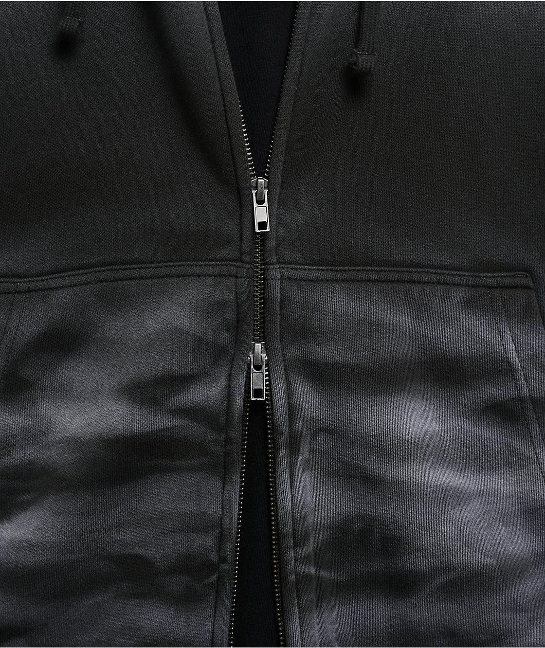 Ninth Hall Fundamentals Whisker Ash Wash Boxy Zip Hoodie Product Image