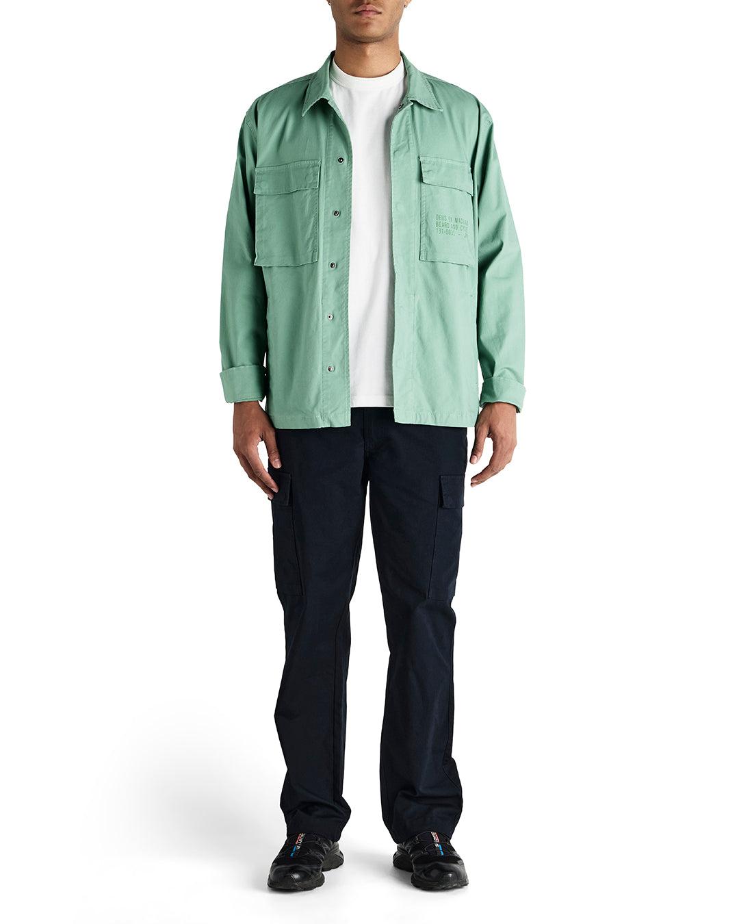 Tommy Poplin Surf Shirt - Shale Green Product Image