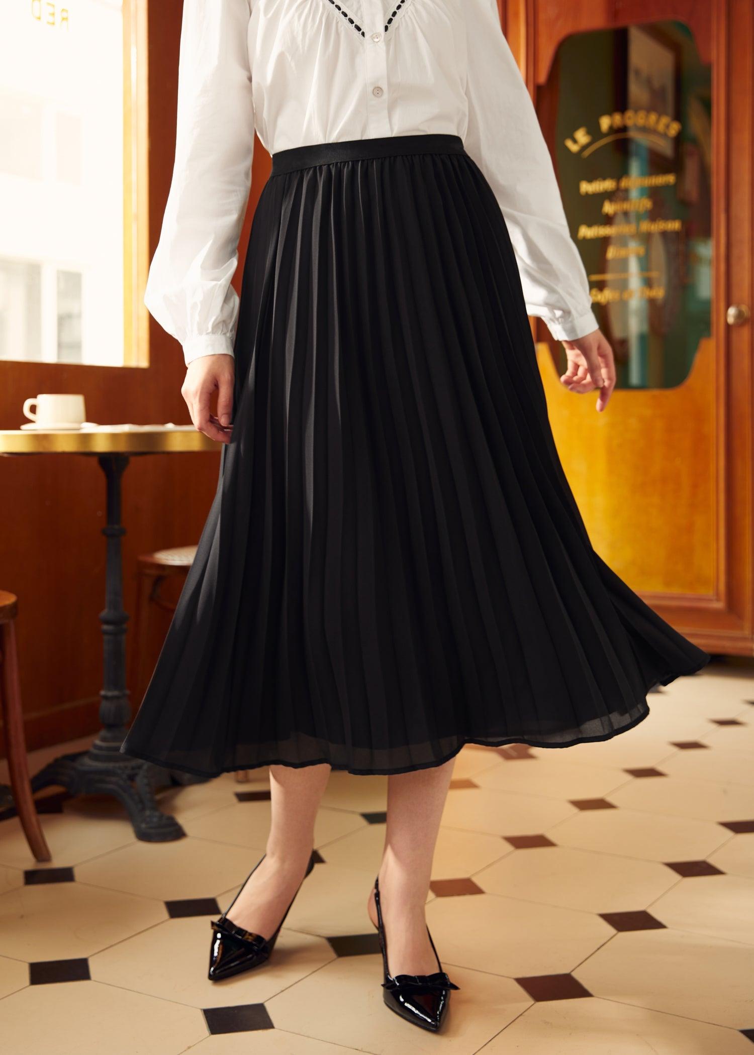 Studio 54 Pleated Midi Skirt Product Image