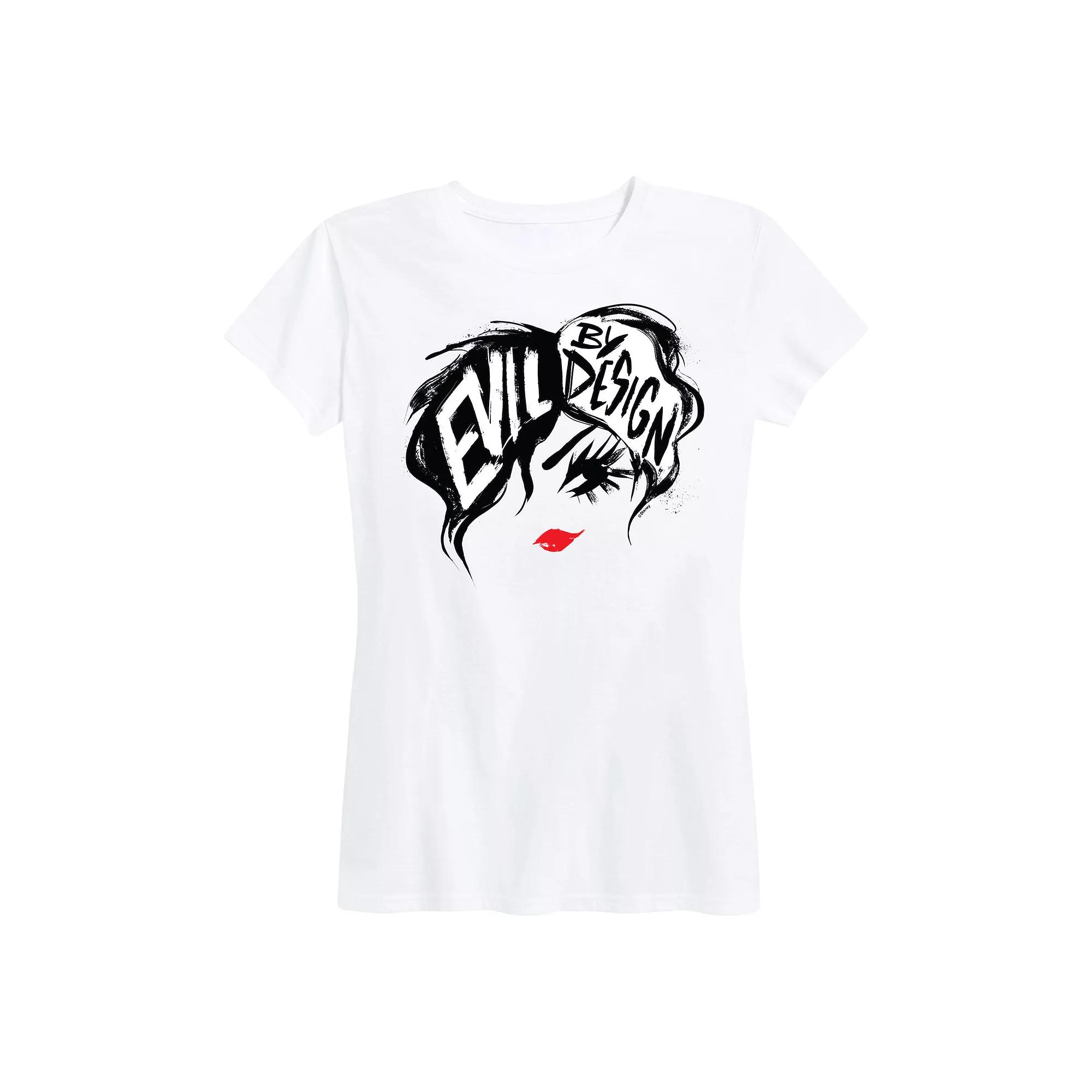 Disney's Cruella Women's Evil By Design Graphic Tee,  Product Image