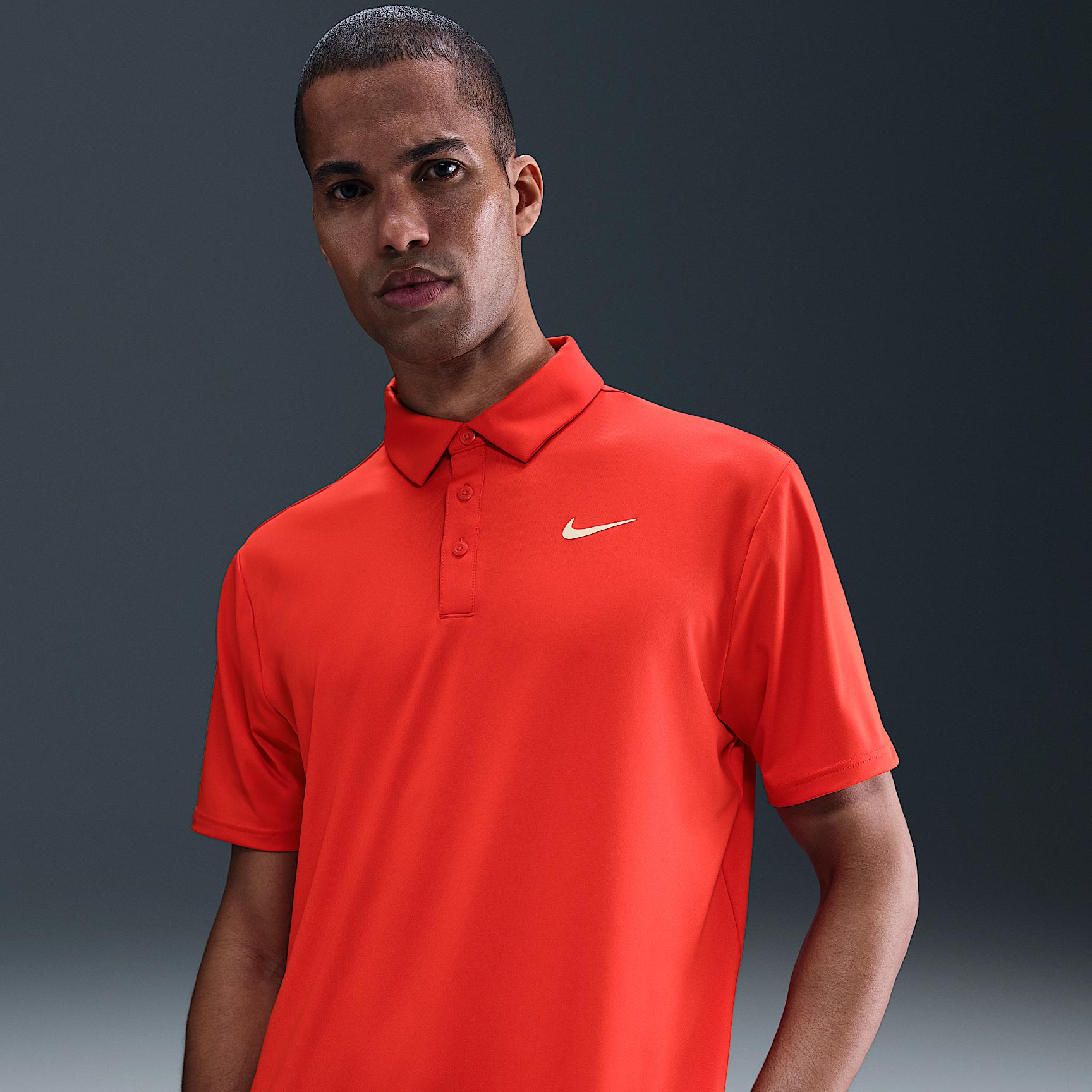 Nike Mens Tour Dri-FIT Solid Golf Polo | FZ7481-440 Product Image