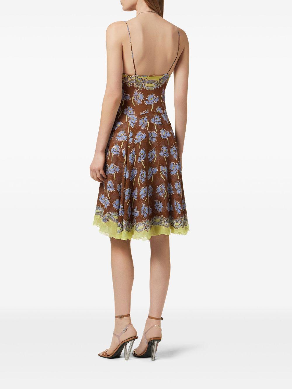 Poppies foulard midi dress Product Image