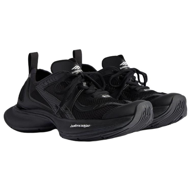 BALENCIAGA Black Mesh And Rubber Circuit Sneakers Product Image