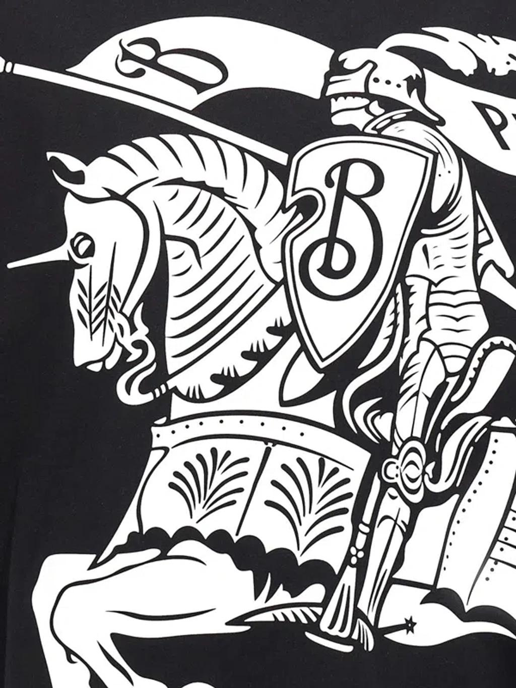 Equestrian Knight-print cotton T-shirt Product Image