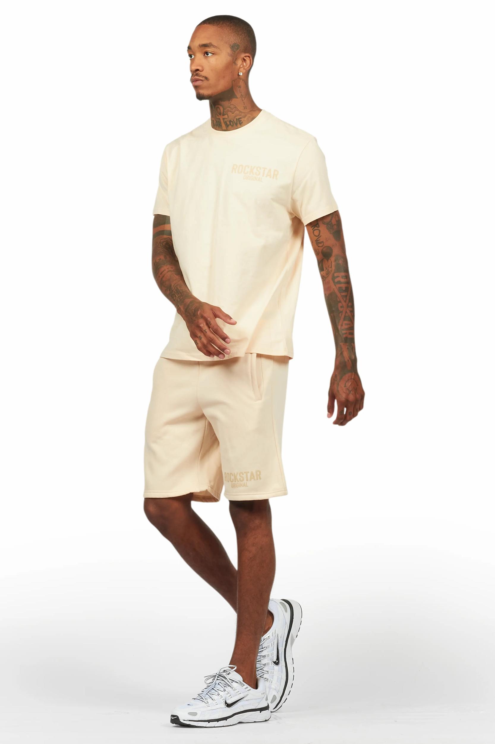 Sana Beige Short Set Male Product Image