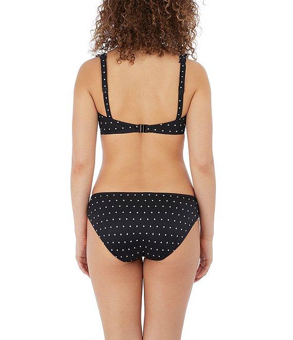 Freya Jewel Cove Dotted Print Moderate Coverage Bikini Hipster Swim Bottom Product Image