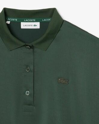 Oversized Silky Fluid Polo Shirt Product Image