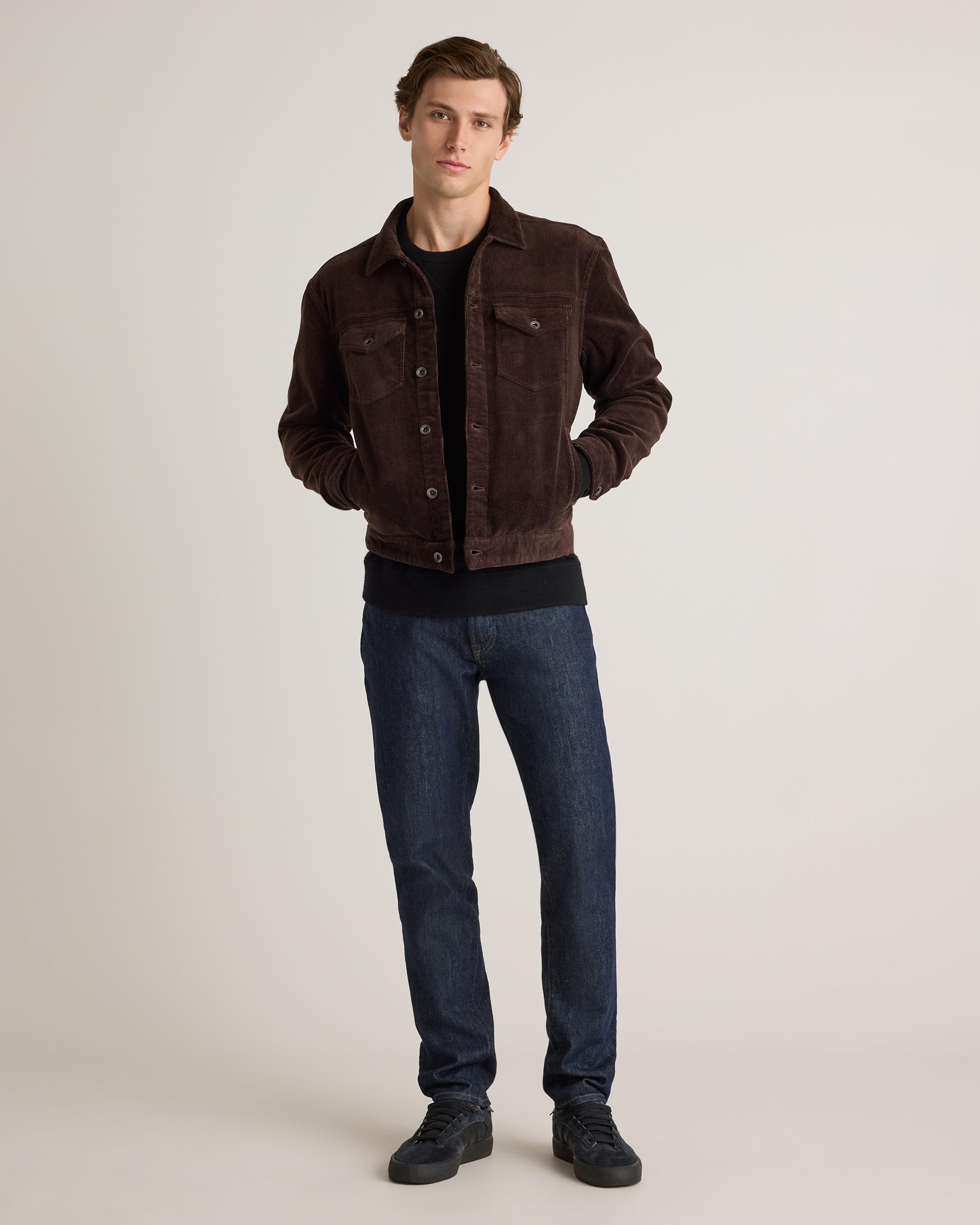 Quince | Men's Organic Stretch Corduroy Trucker Jacket Organic Cotton Product Image