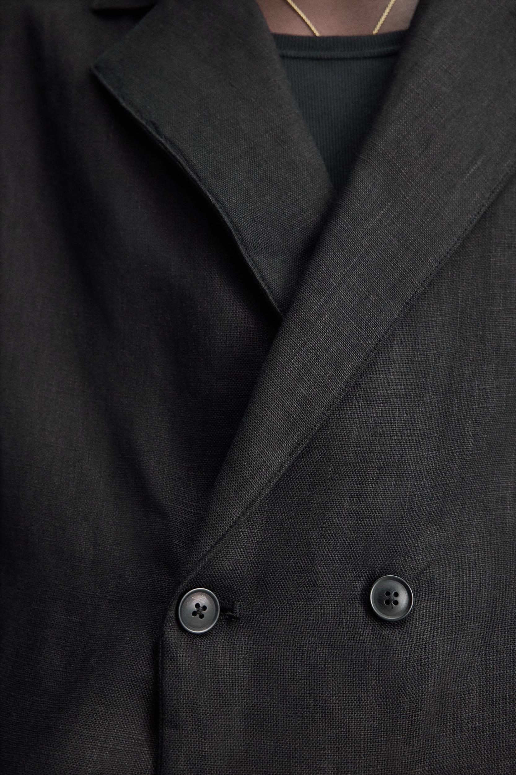 100% LINEN KIMONO SHIRT Product Image