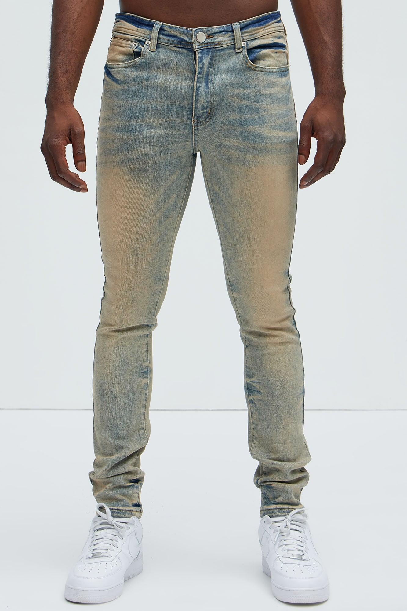 Want It Clean Skinny Jeans - Vintage Blue Wash Product Image