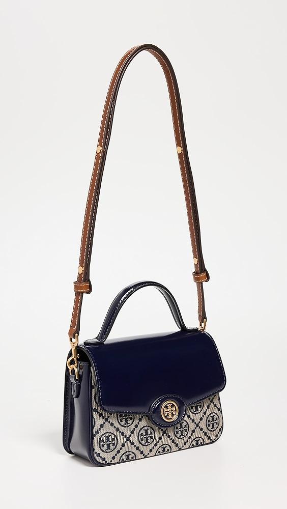 Tory Burch T Monogram Spazzolato Top Handle Satchel | Shopbop Product Image