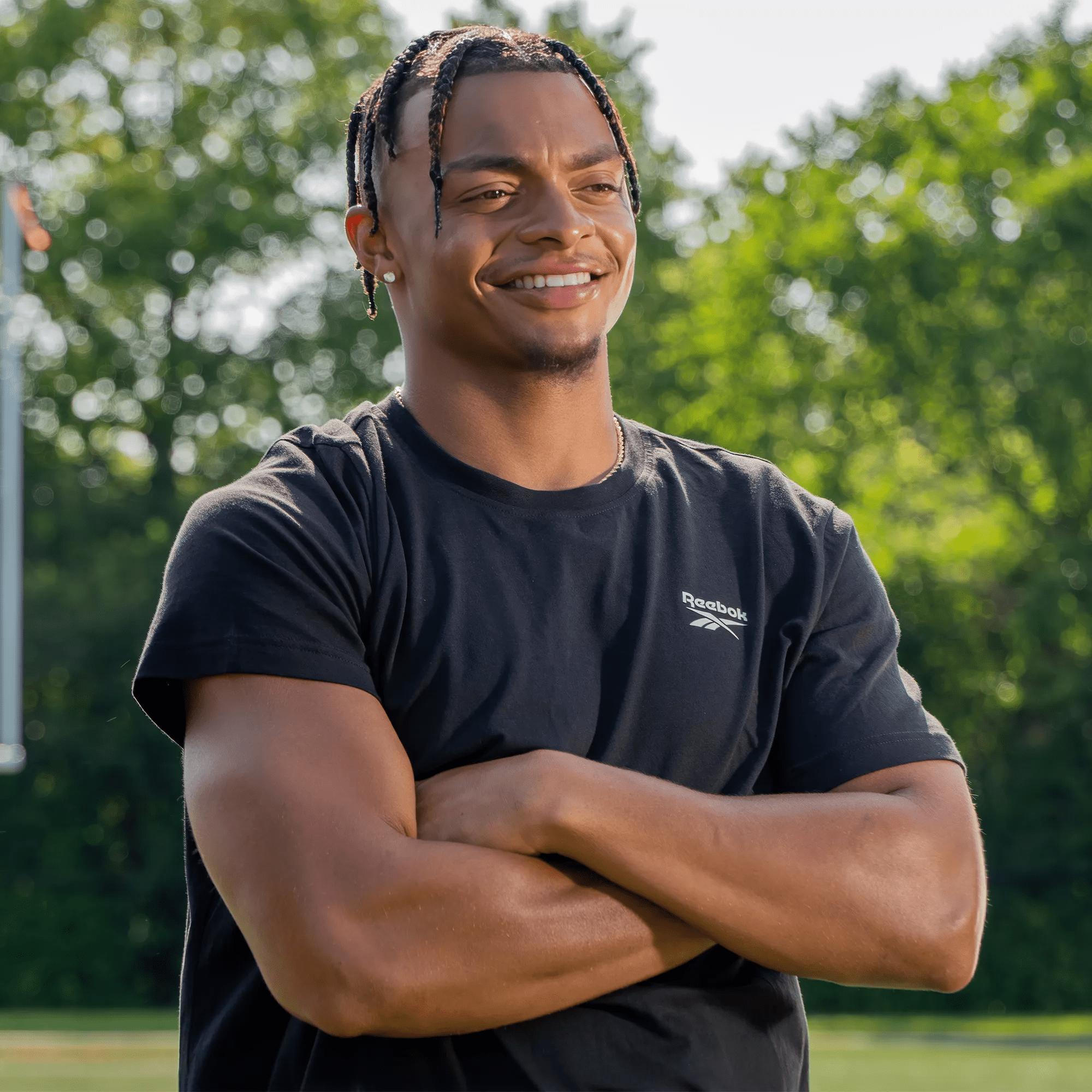 MONOGRAM RHINESTONE T-SHIRT Product Image