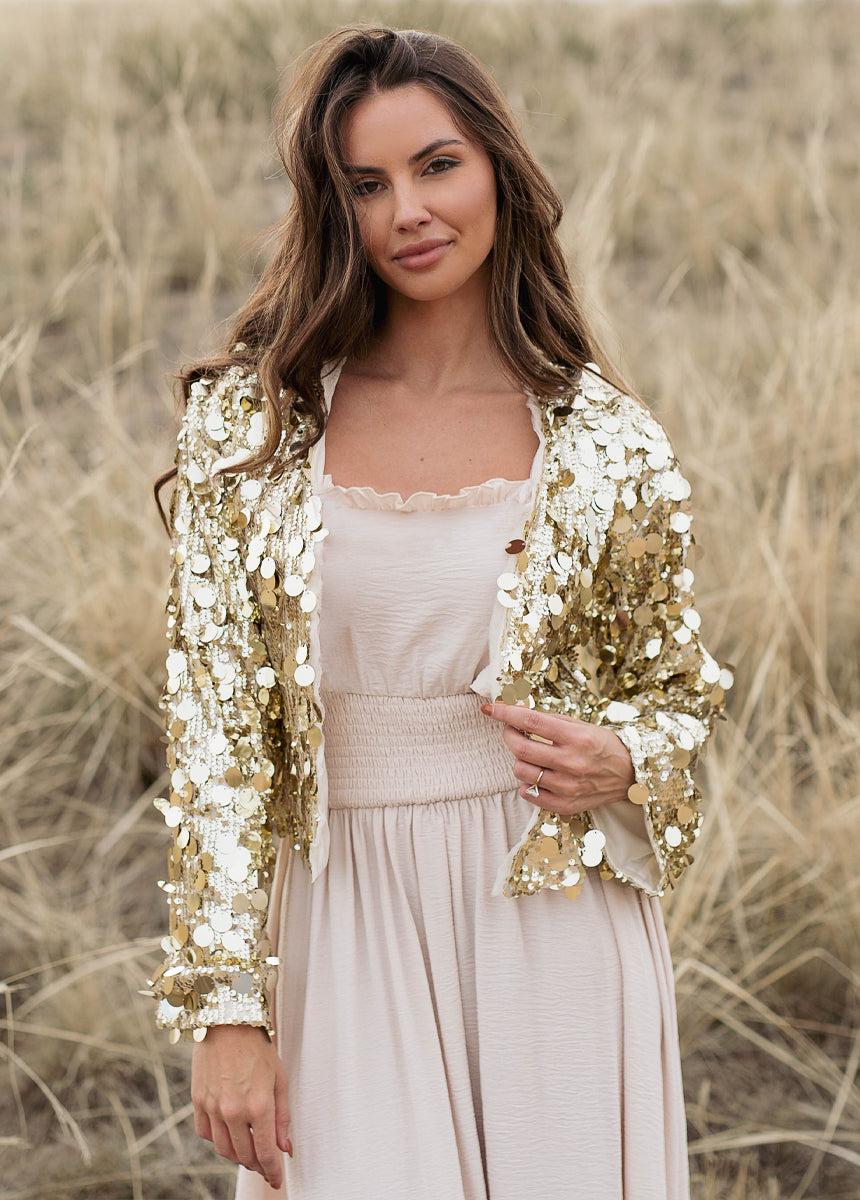 Liv Jacket in Gold Female Product Image