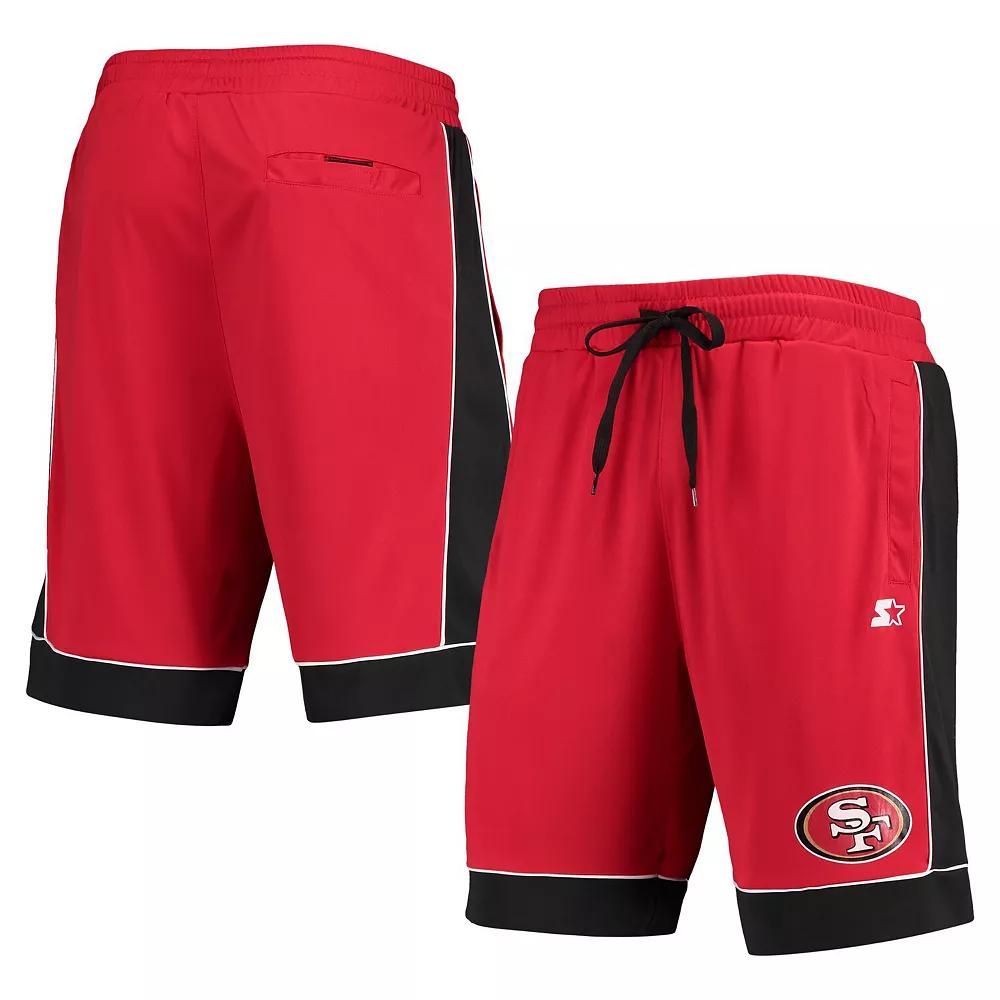 Men's Starter Scarlet/Black San Francisco 49ers Fan Favorite Fashion Shorts, Size: 4XL, Red Product Image