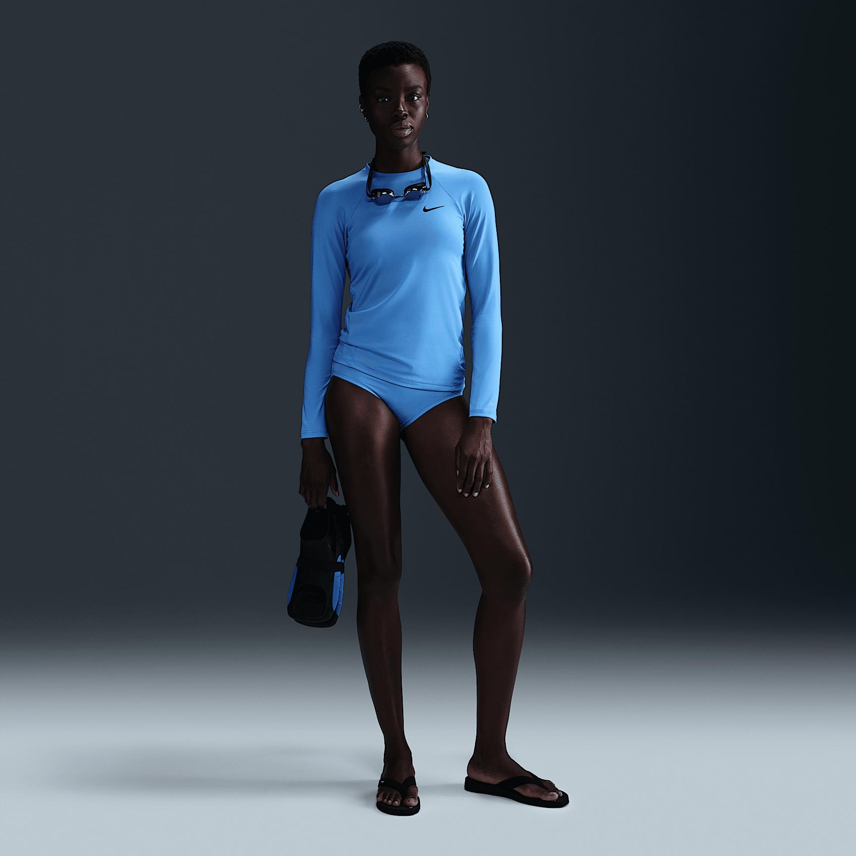 Nike Essential Women's Long-Sleeve Hydroguard Swim Shirt Product Image