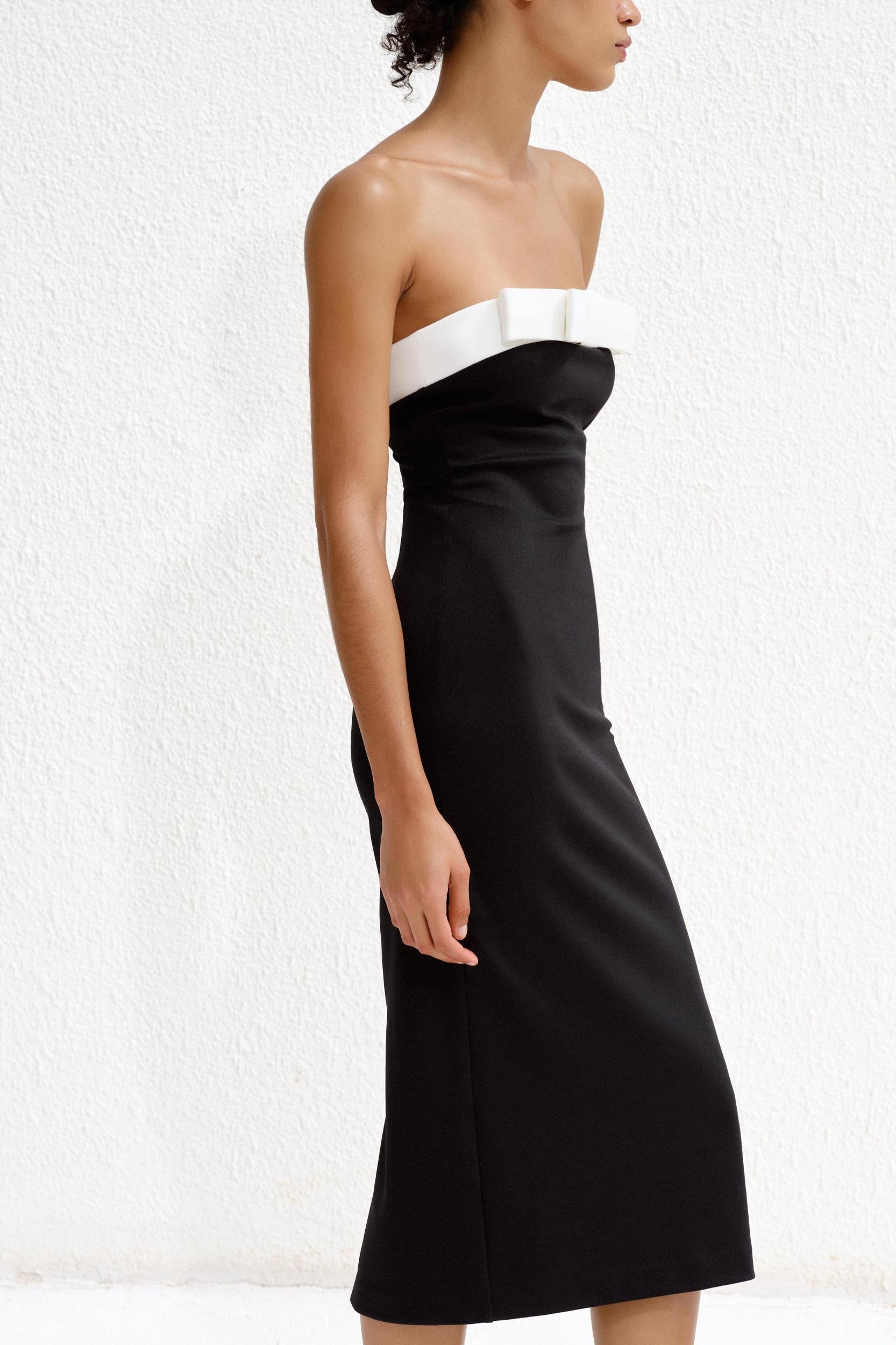 STRAPLESS BOW DRESS Product Image