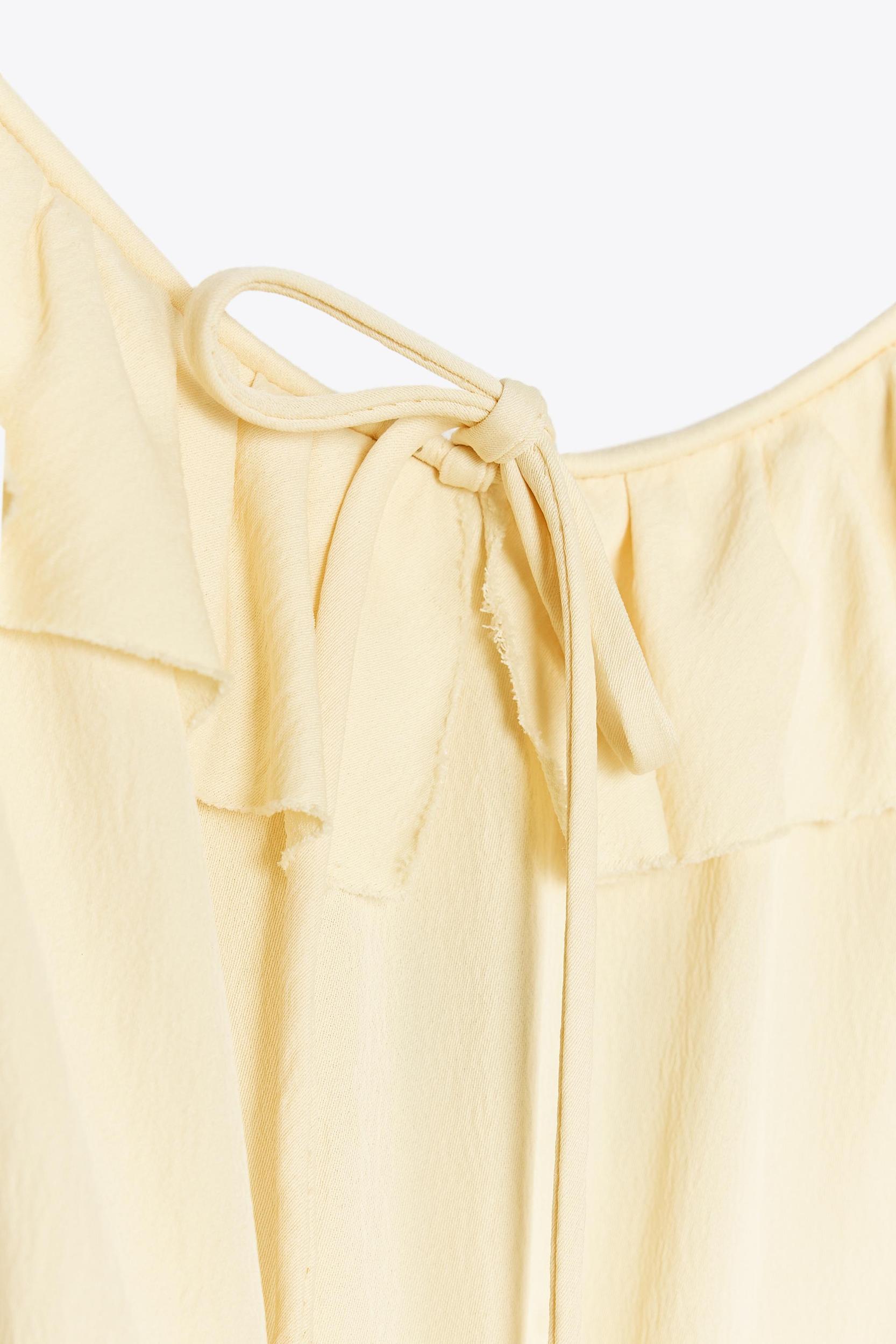 SHORT RUFFLE DRESS ZW COLLECTION Product Image