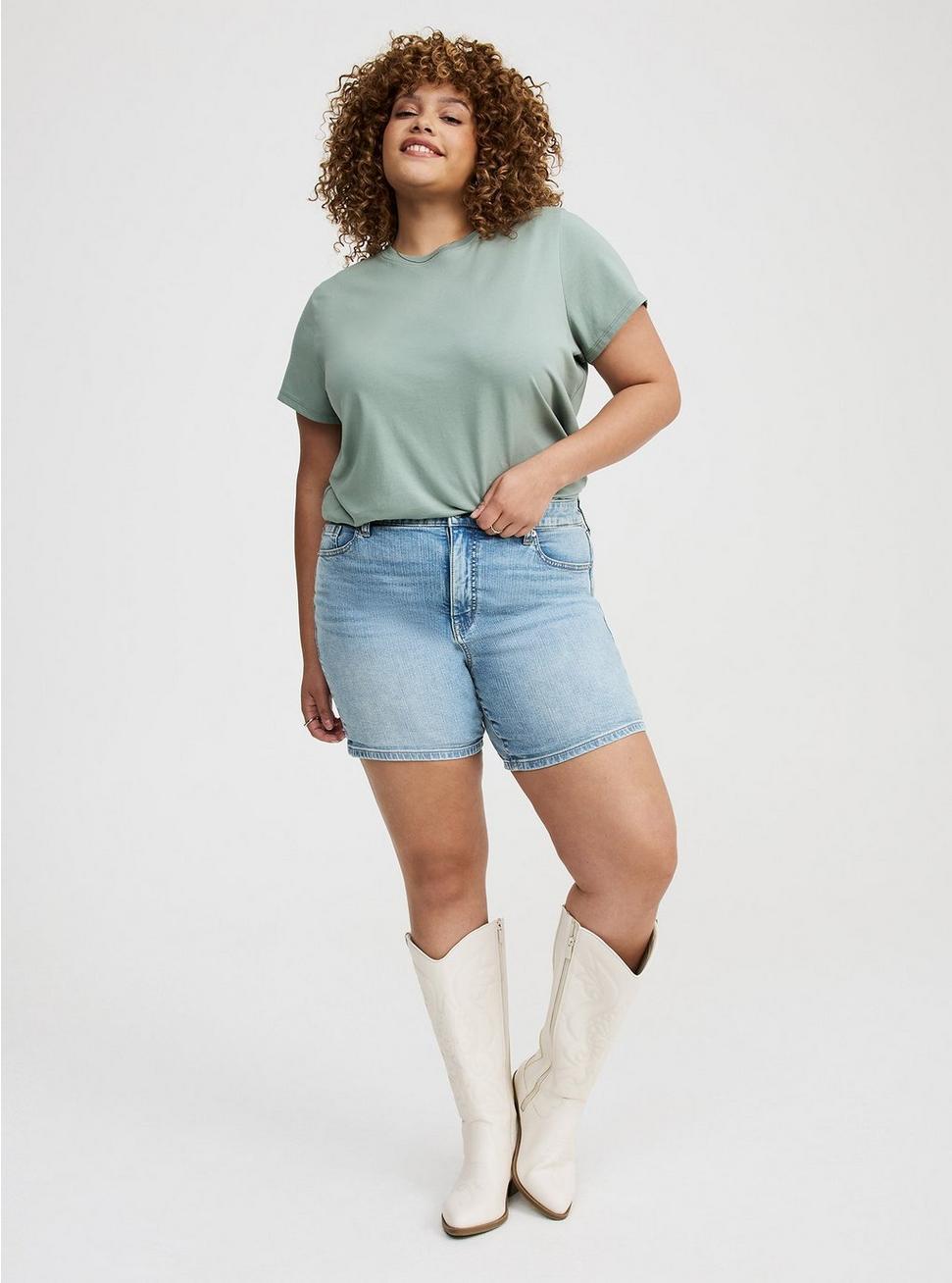 Crew Neck Boxy Tee Product Image