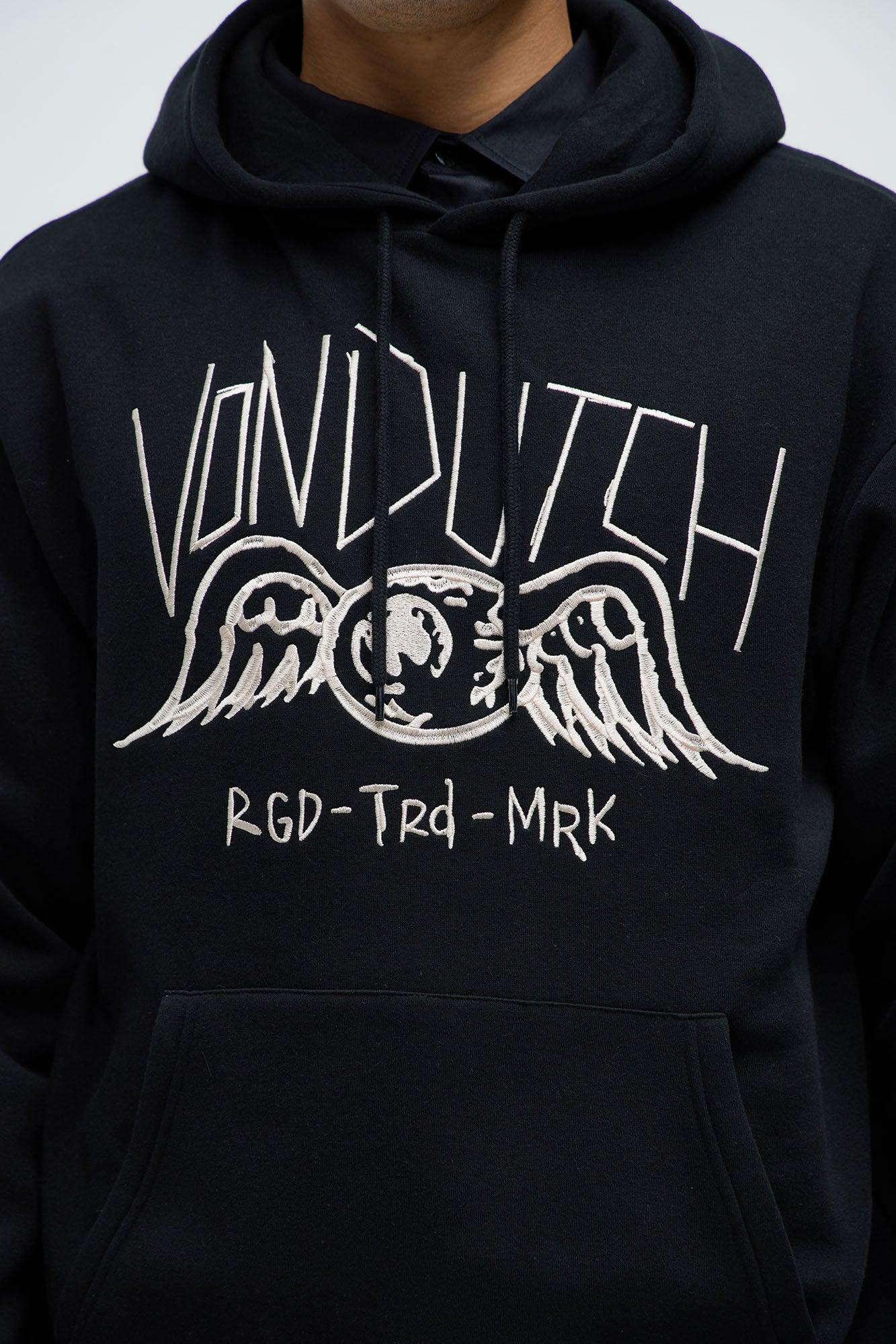Von Dutch Eye Sketch Hoodie - Black Product Image