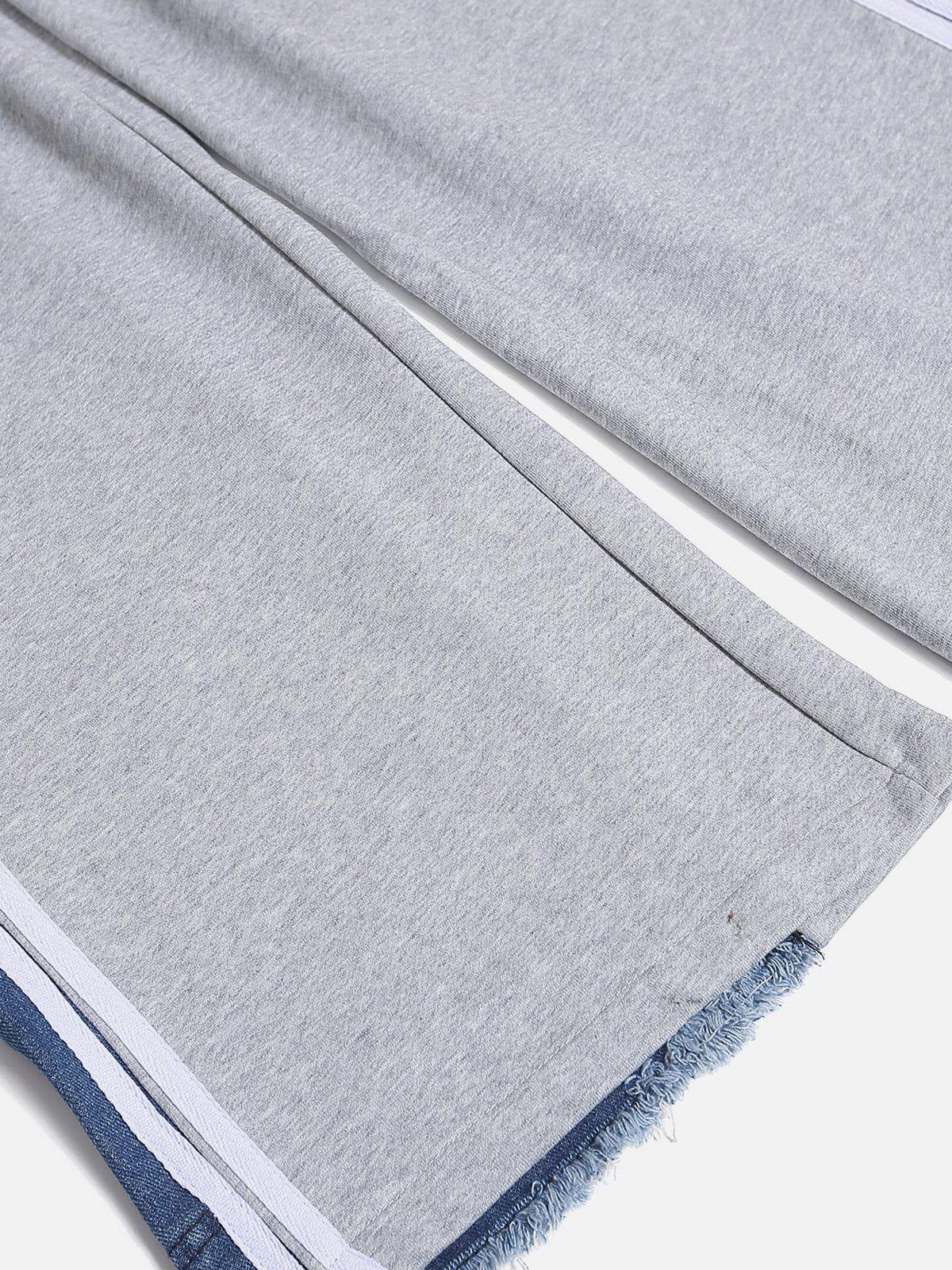 Aelfric Eden Denim Patchwork Sweatpants Product Image