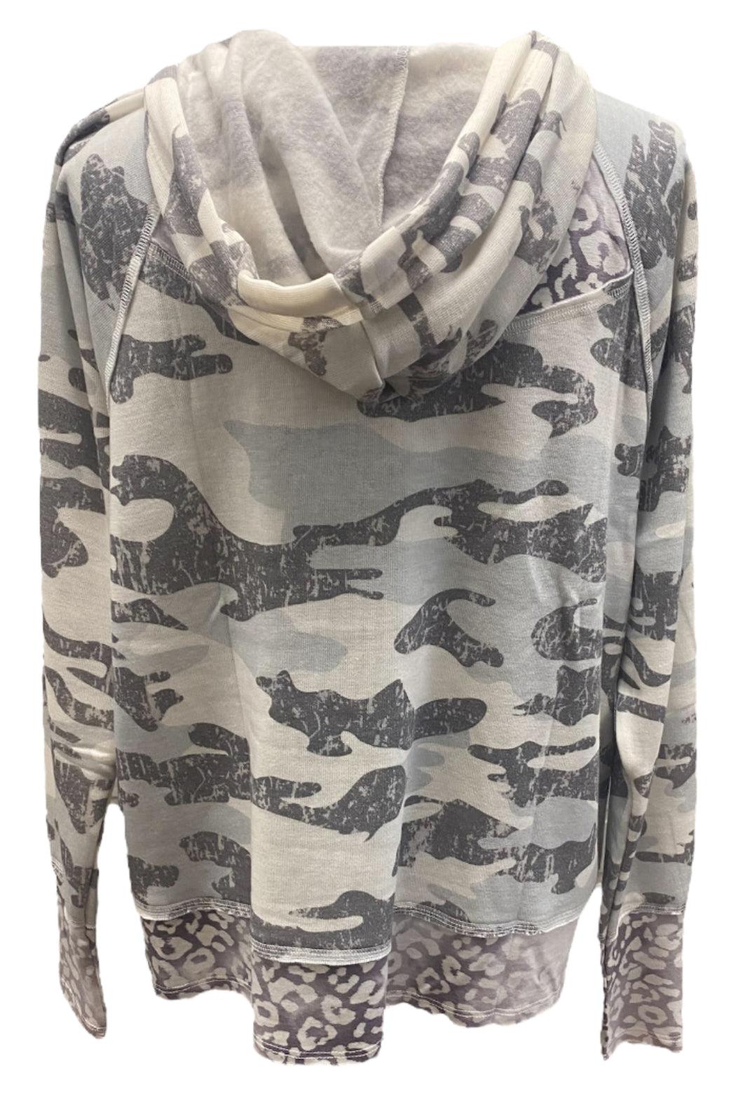 Camo Cheetah Hoodie Product Image