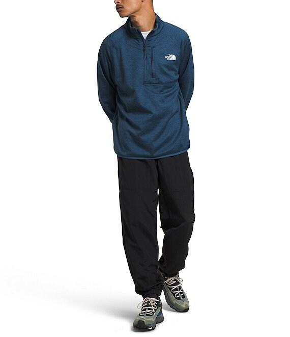 The North Face Canyonlands Long Sleeve Half-Zip Heathered Fleece Pullover Product Image