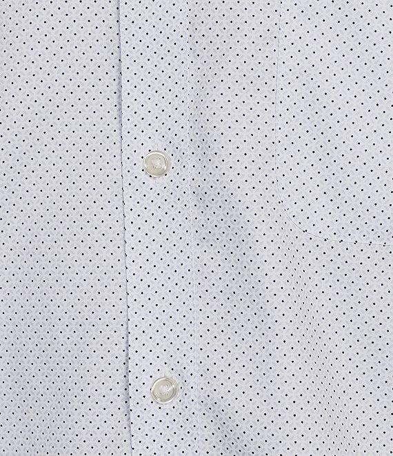 Gold Label Roundtree & Yorke Big & Tall Non-iron Long Sleeve Geo Dot Print Sport Shirt Product Image